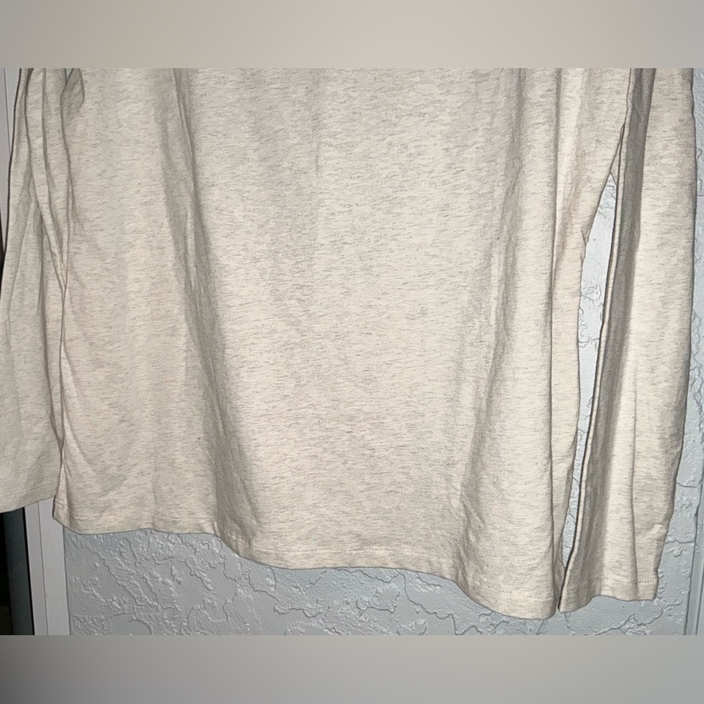 Amazon Essentials Cream Long Sleeve Shirt (NWOT) - Picture 3 of 6